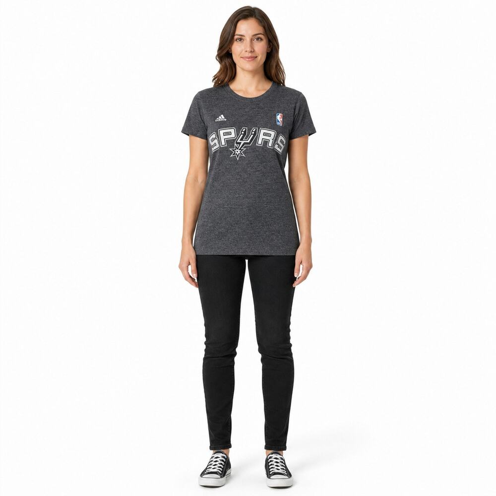NBA Spurs basketball adidas short sleeve women's medium M